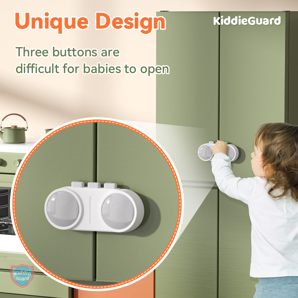 Baby Safety Lock for French Fridge - KiddieGuard C4810