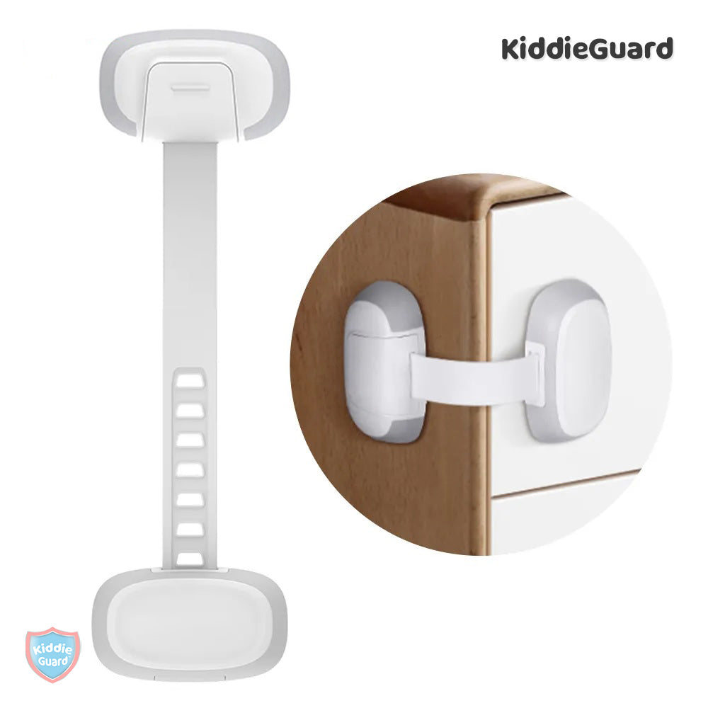 Adjustable Baby Safety Lock For Cabinets & Drawers - KiddieGuard C4209