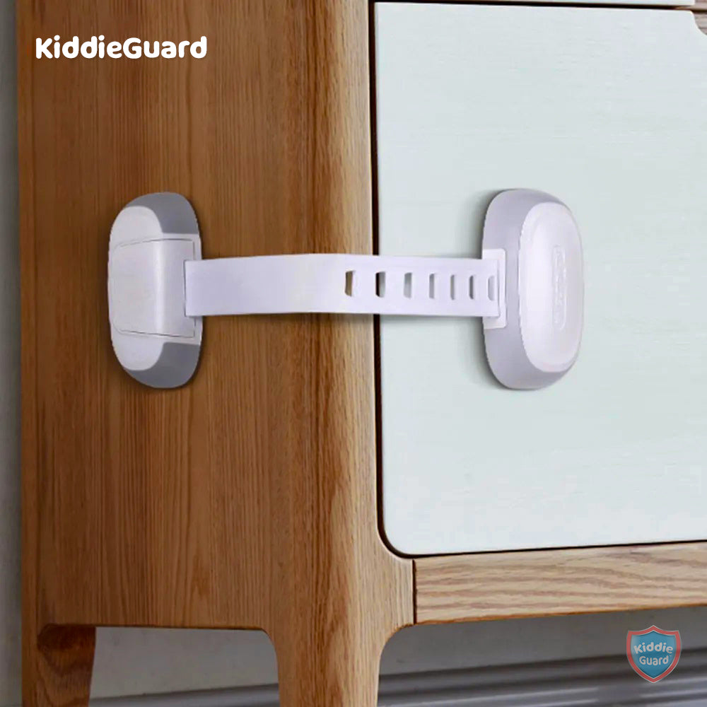 Adjustable Baby Safety Lock For Cabinets & Drawers - KiddieGuard C4209