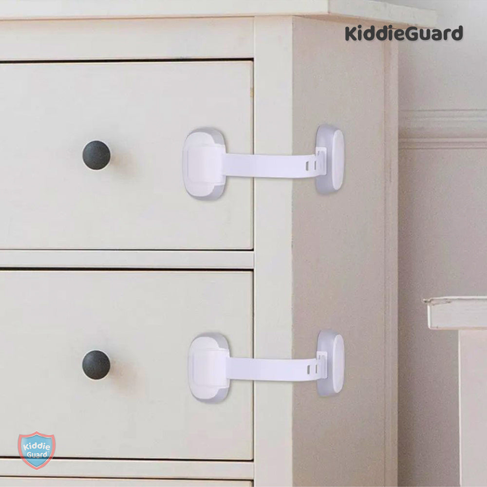 Adjustable Baby Safety Lock For Cabinets & Drawers - KiddieGuard C4209