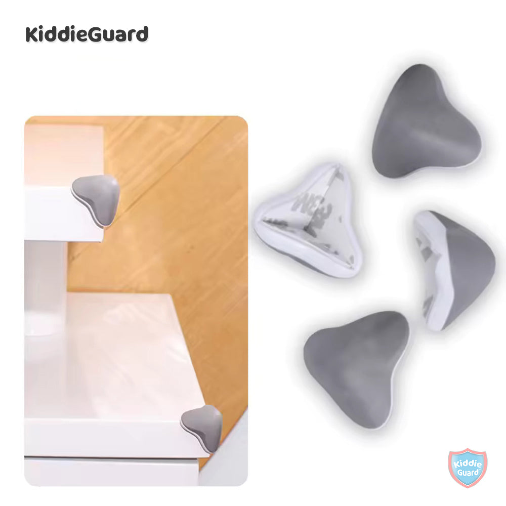 Pack of 4 Baby Safety Children Protective Corner Guard Baby Safety Edge And Corner Guard For Desk - KiddieGuard C3207