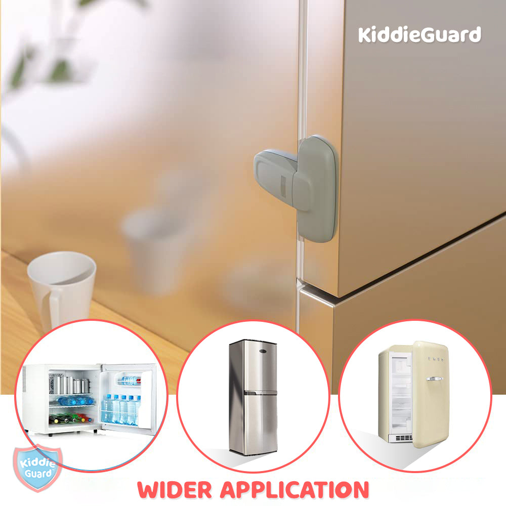 Child Safety Fridge Lock Prevent Kids From Opening Fridge- KiddieGuard C4502