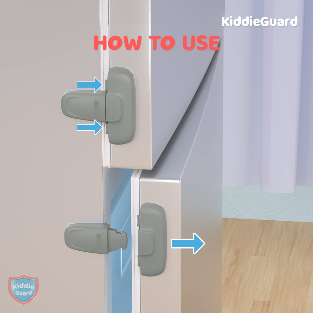 Child Safety Fridge Lock Prevent Kids From Opening Fridge- KiddieGuard C4502