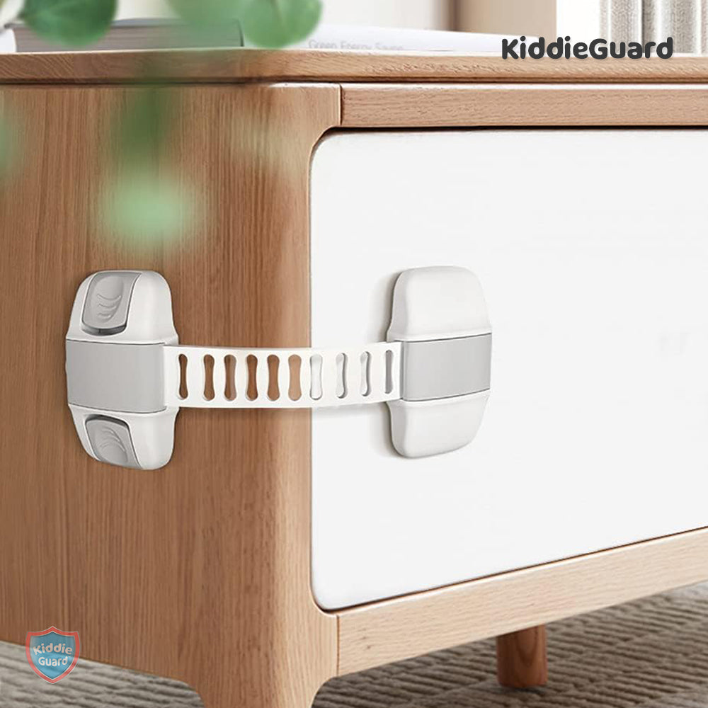 Adjustable Multipurpose Baby Safety Lock For Cabinets & Drawers - KiddieGuard C4202