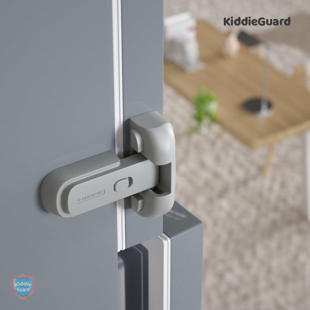 Child Safety Refrigerator lock Single-Door Fridge Door Stopper Child Proof - KiddieGuard C4507