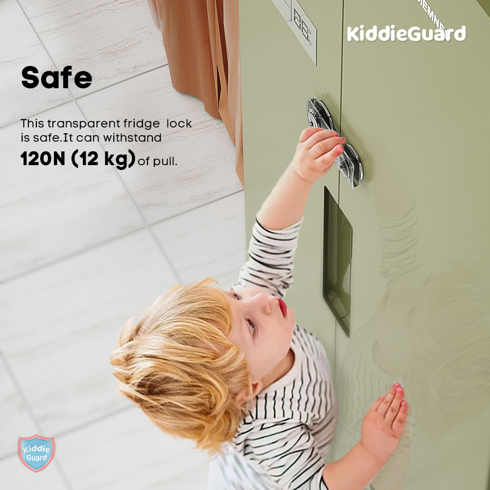 Freezer Lock Invisible Cupboard Lock - KiddieGuard C4812