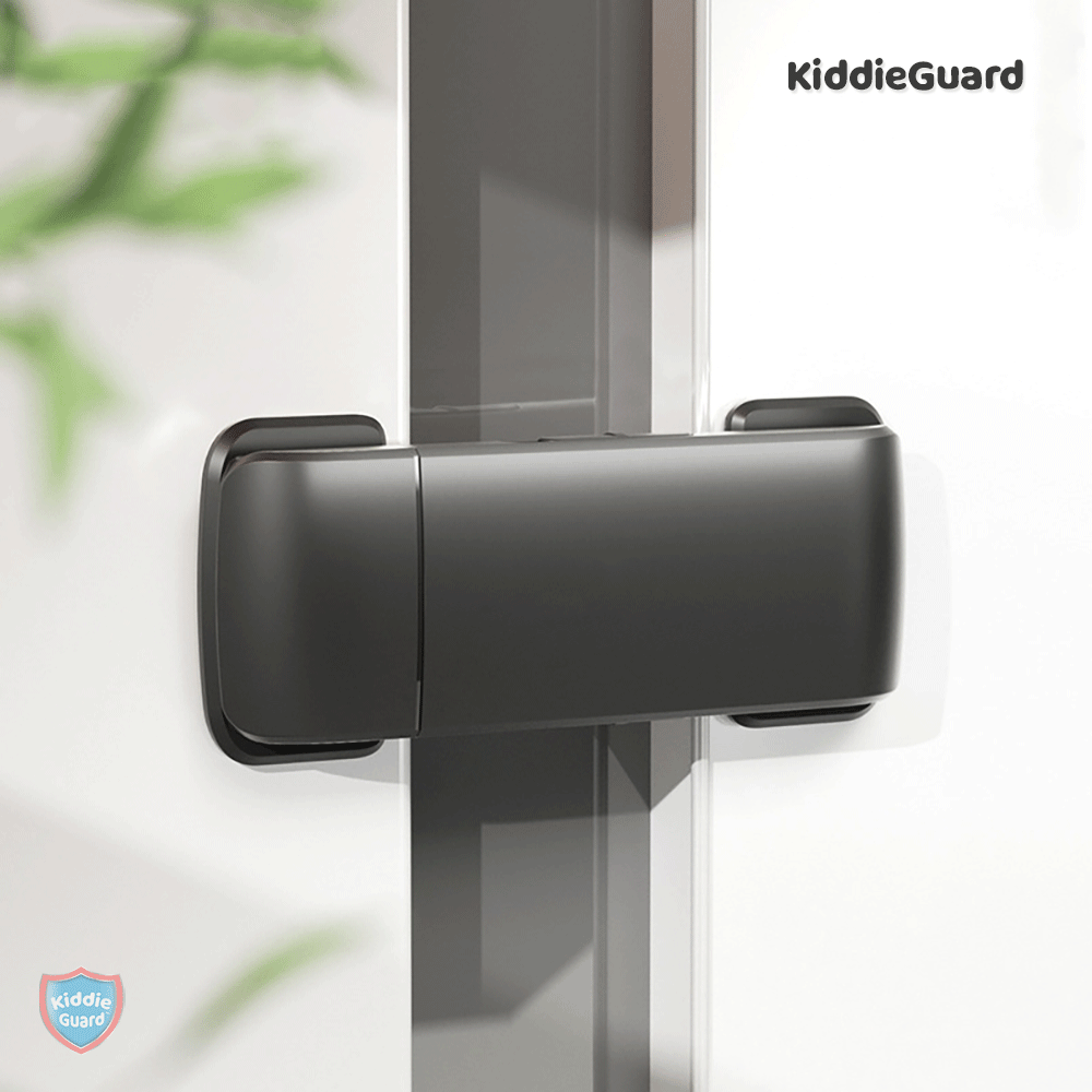 Latch Lock for Refrigerator/Freezer/Cupboards/Cabinets Lock Door - KiddieGuard C4508