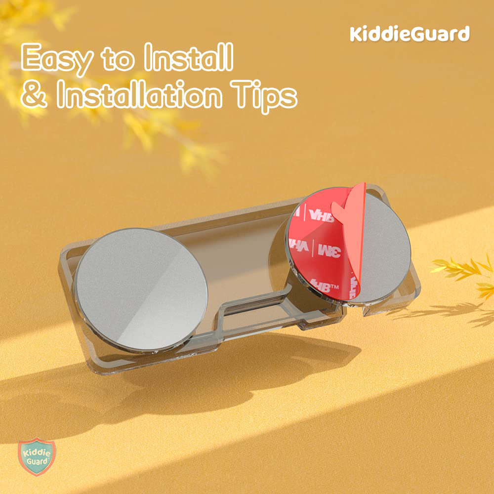 Freezer Lock Invisible Cupboard Lock - KiddieGuard C4812