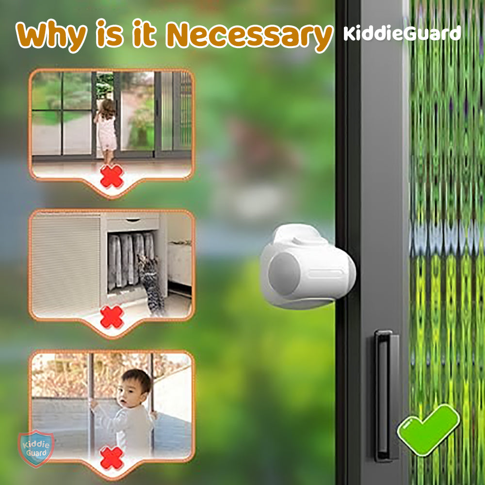 Child Safety Falling Prevention Locks Limiter - KiddieGuard C5212