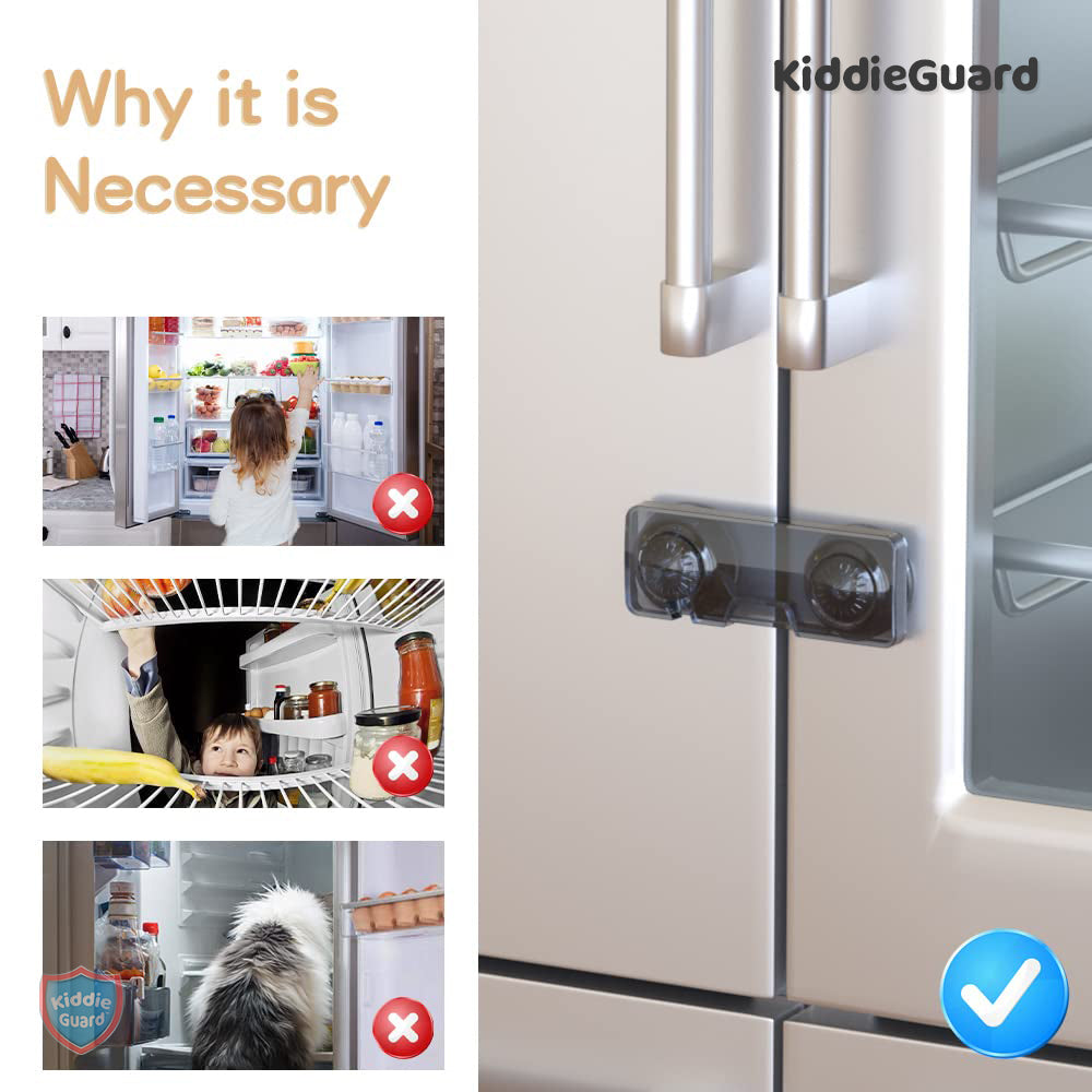 Freezer Lock Invisible Cupboard Lock - KiddieGuard C4812